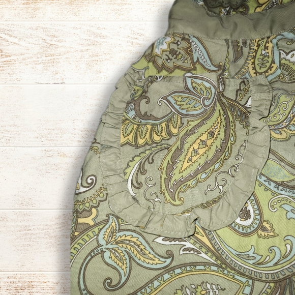 Wellesley Manor Holiday Collection, Paisley Apron, One Size - Picture 3 of 8